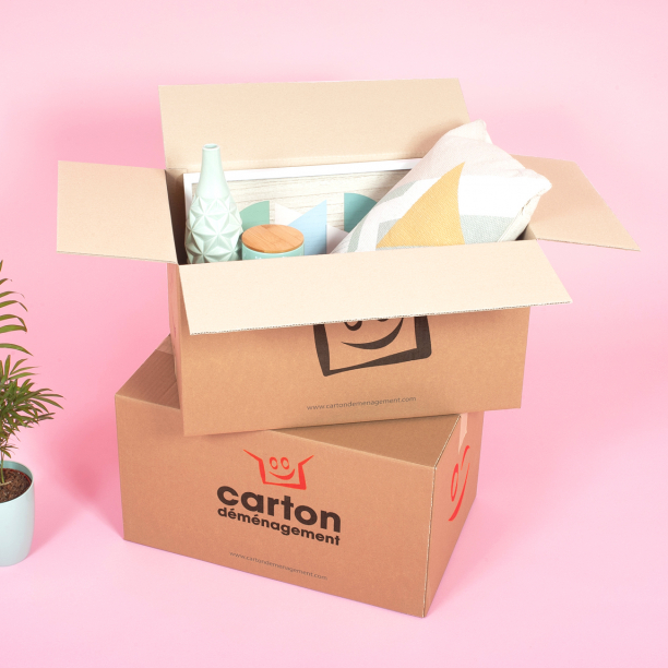 Film à bulle déménagement ideal pour caler un carton déménagement : ECO  CARTON