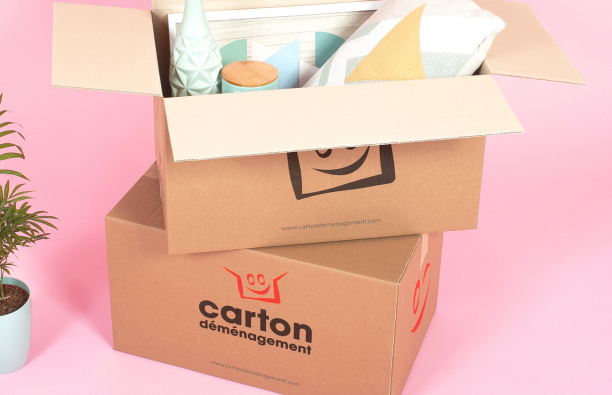 Kit de déménagement cartons renforcés - 33 cartons, 2 adhésifs - La Poste